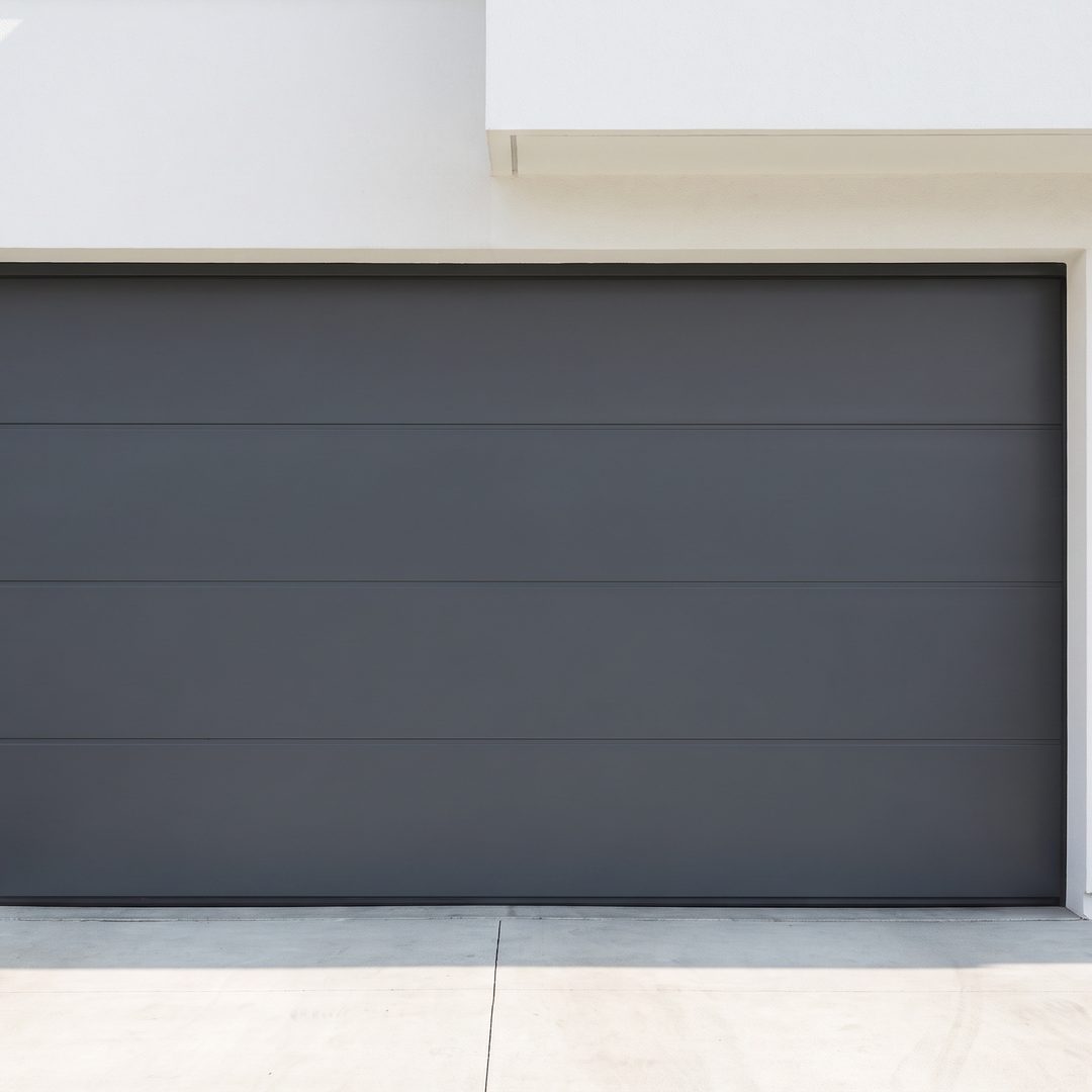Modern flush garage door style